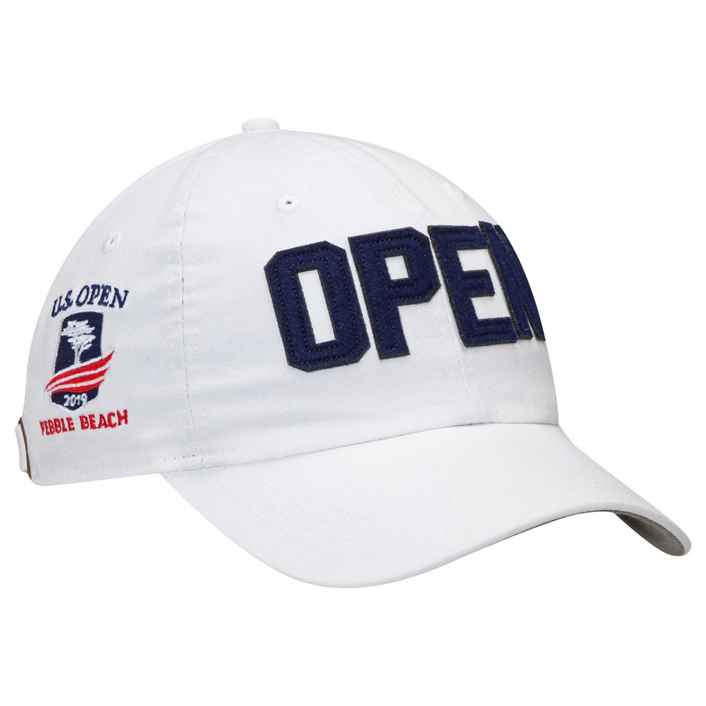 Men's 2019 U.S. Open Ahead White/Navy Airport Code Adjustable Hat