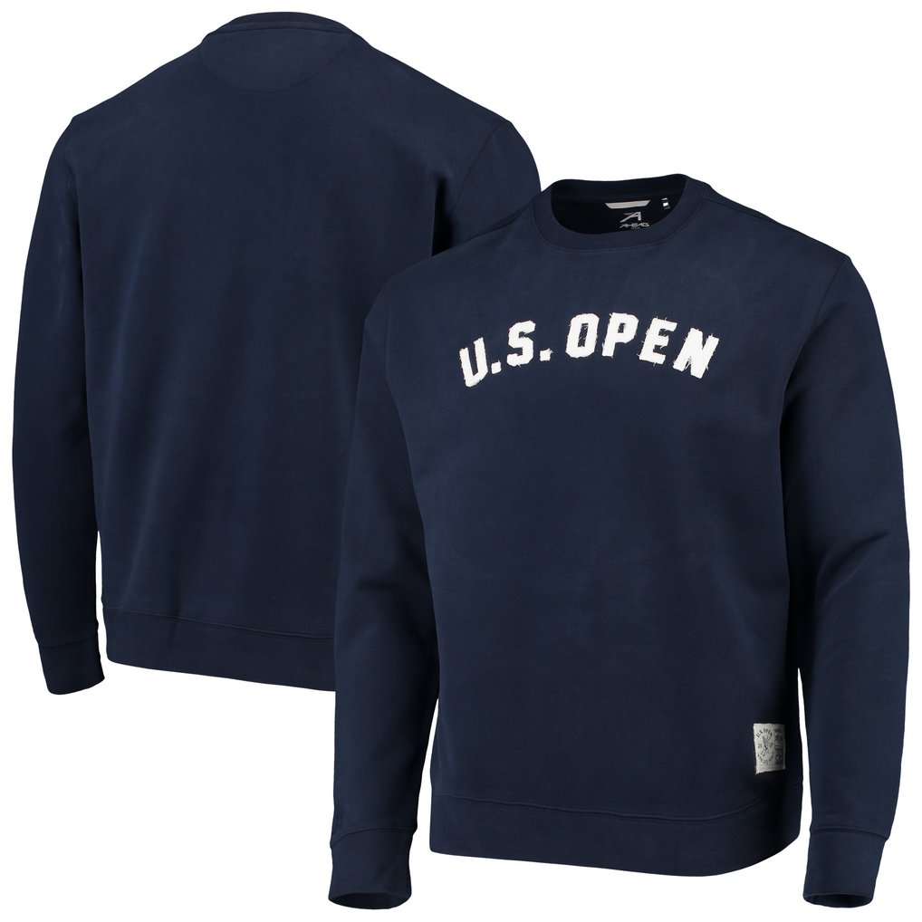 Men's 2020 U.S. Open Ahead Navy Wordmark Pullover Sweatshirt