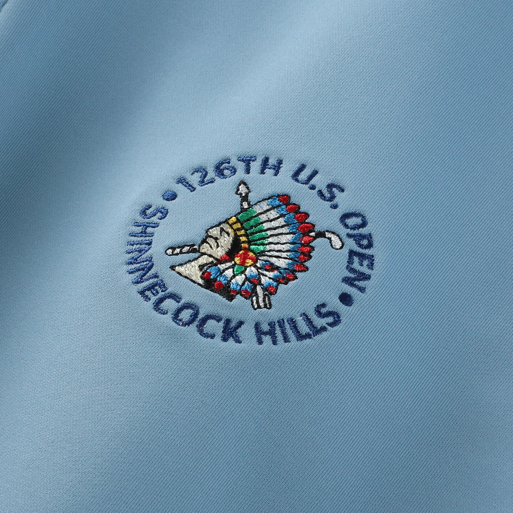 Men's 2026 U.S. Open johnnie-O Light Blue Motion Quarter-Zip Pullover