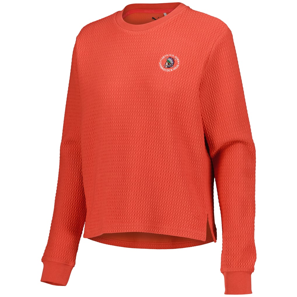 Women's 2026 U.S. Open Puma Red Boulder CLOUDSPUN Pullover Sweatshirt