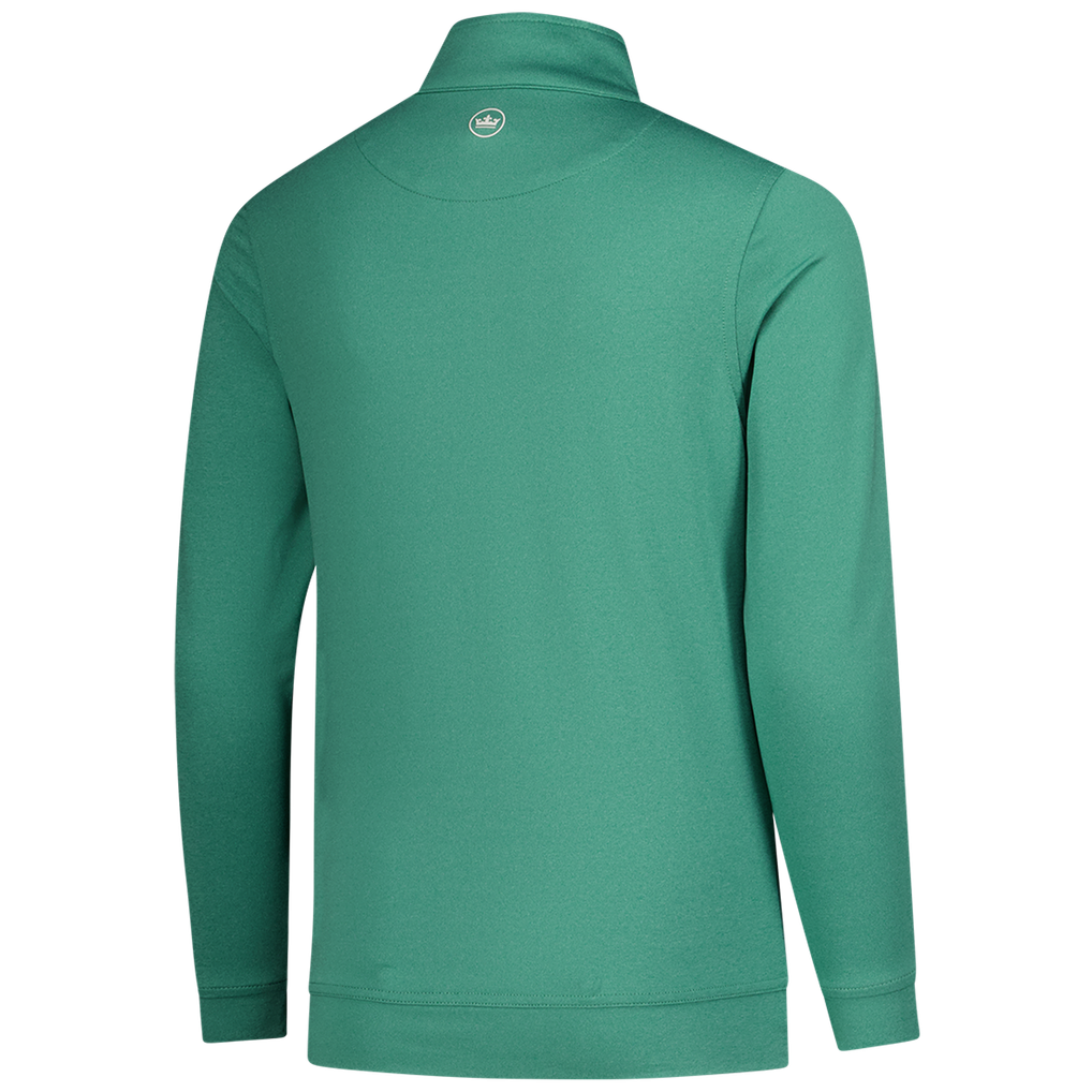Youth 2026 U.S. Open Peter Millar Green Perth Melange Performance Quarter-Zip Pullover