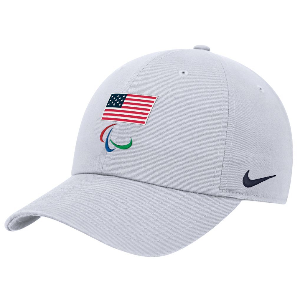 U.S. Paralympics Nike Club Adjustable Hat - White