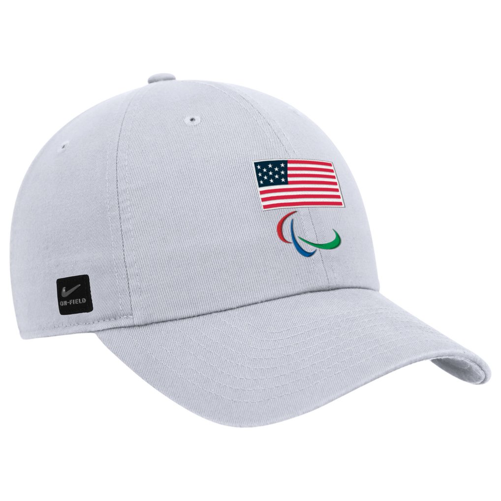 U.S. Paralympics Nike Club Adjustable Hat - White