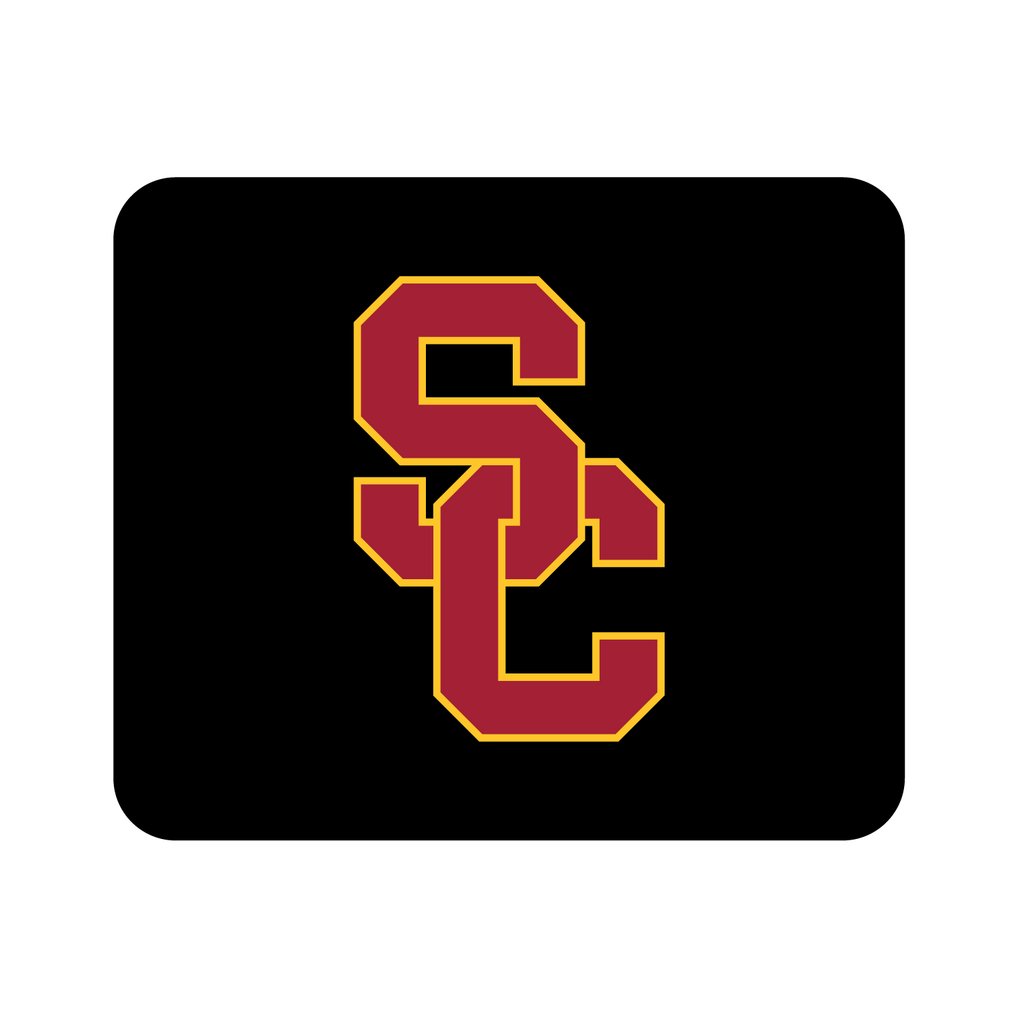 USC Trojans Primary Logo Mouse Pad - Black