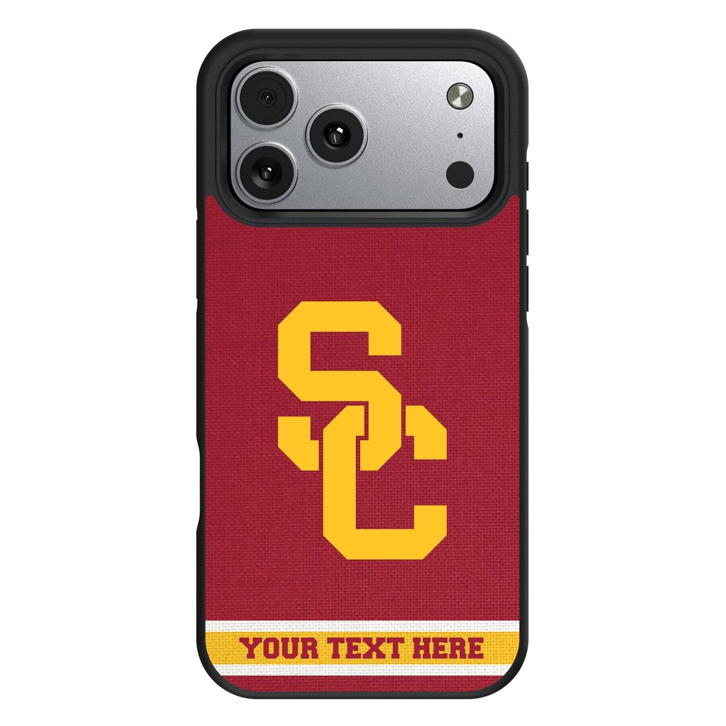 USC Trojans Keyscaper Personalized Bump Case with 8.2ft Drop Protection