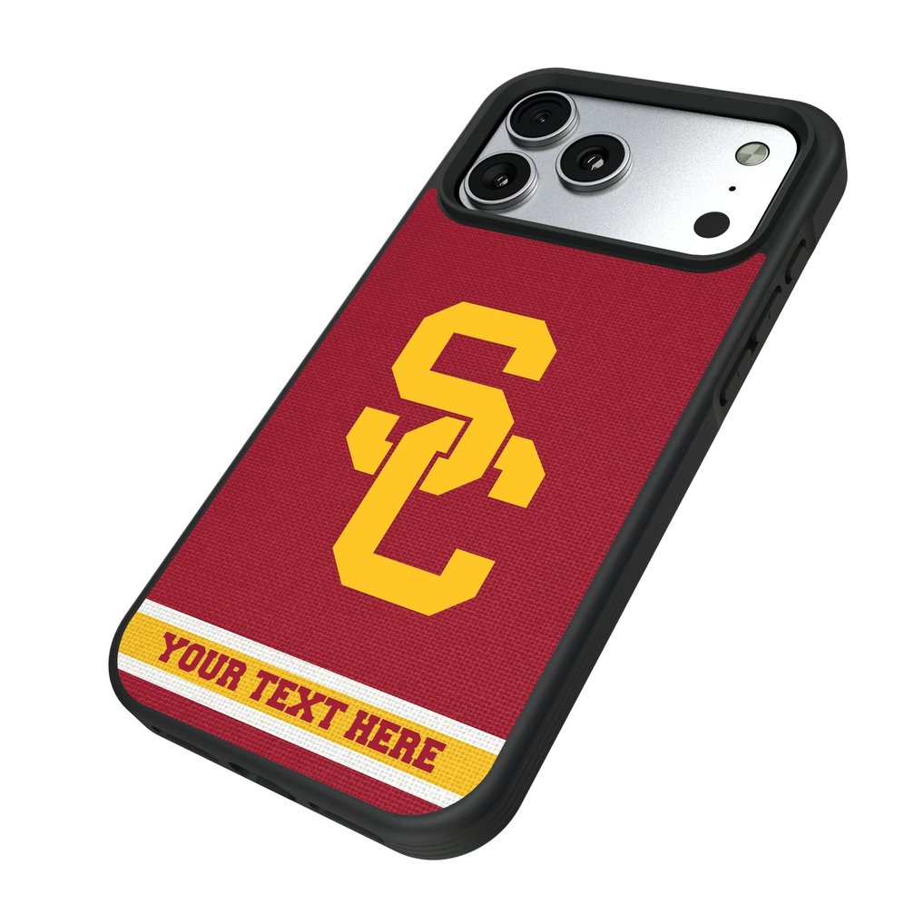 USC Trojans Keyscaper Personalized Bump Case with 8.2ft Drop Protection
