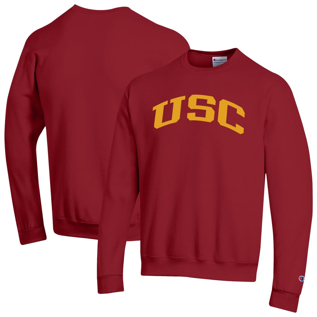  USC Trojans Champion Basic Arch Fleece Pullover Sweatshirt - Cardinal