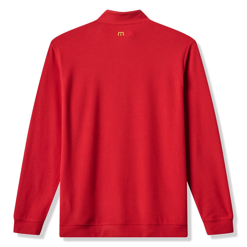 USC Trojans TravisMathew Cloud Home Game Quarter-Zip Tri-Blend Pullover - Cardinal