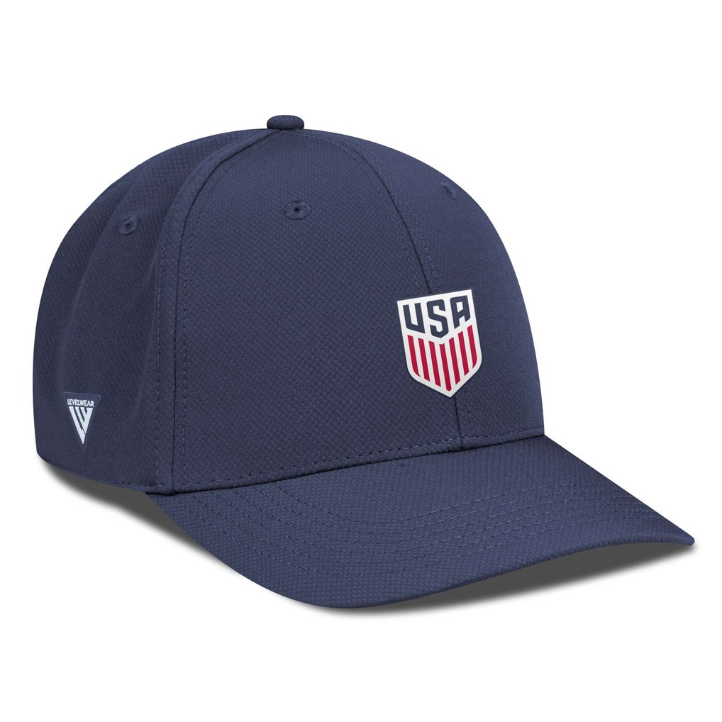 USMNT Levelwear Rise Patch Flex Hat - Navy