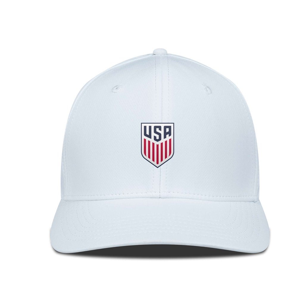 USMNT Levelwear Rise Patch Flex Hat - White