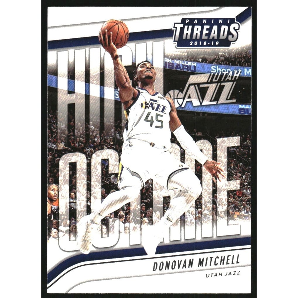 2018-19 Panini Threads High Octane #8 Donovan Mitchell