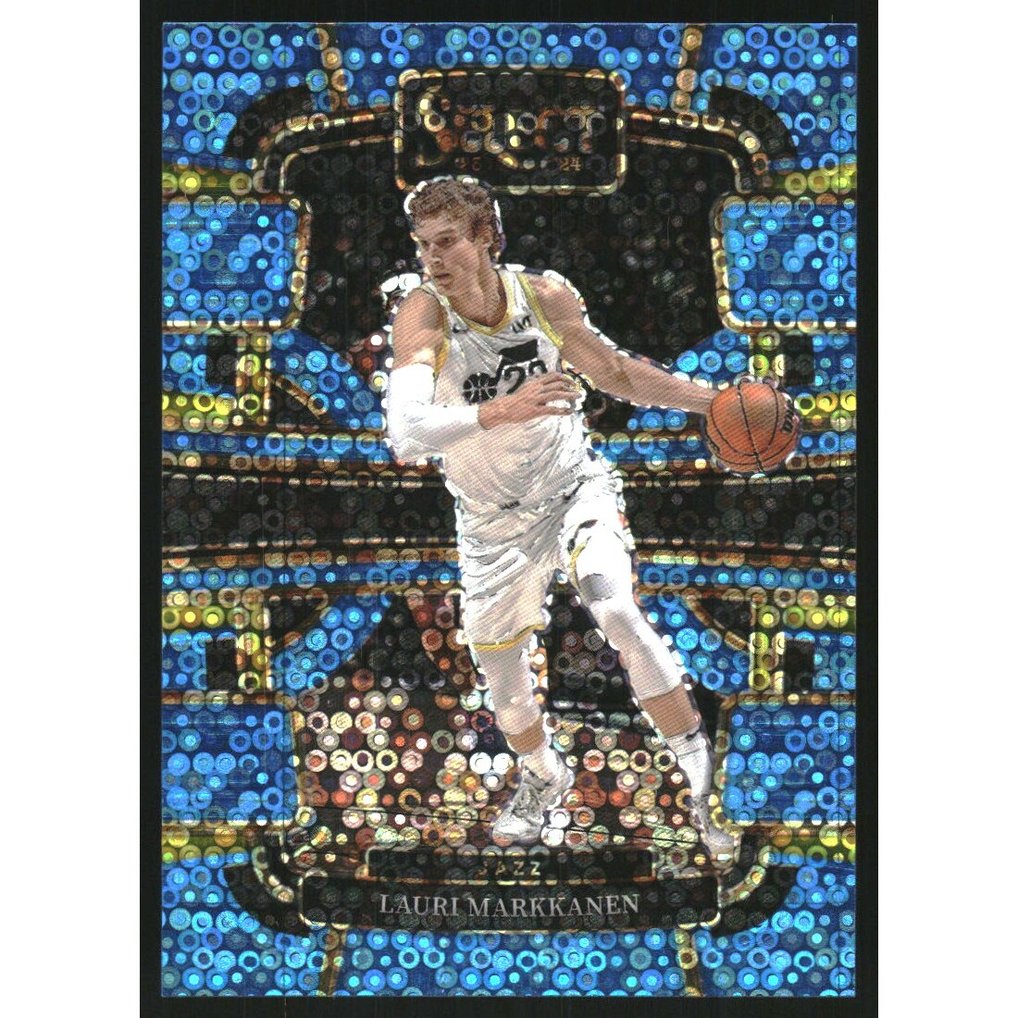 2023-24 Select Prizms Light Blue Disco #19 Lauri Markkanen