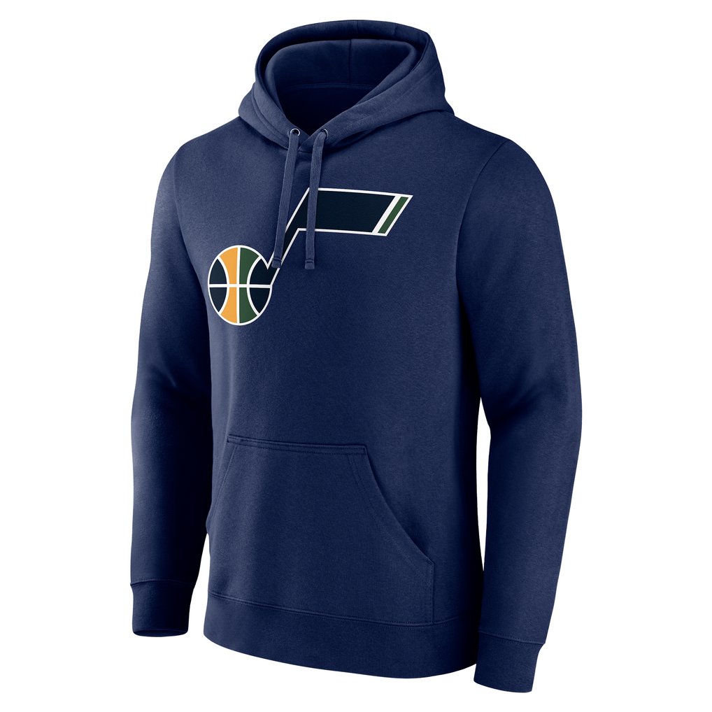 Utah Jazz Playmaker Personalized Name & Number Pullover Hoodie - Navy