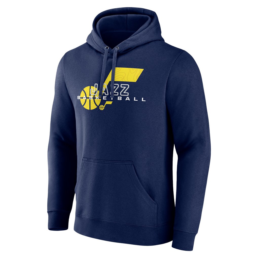 Utah Jazz Stellar Personalized Name & Number Pullover Hoodie - Navy