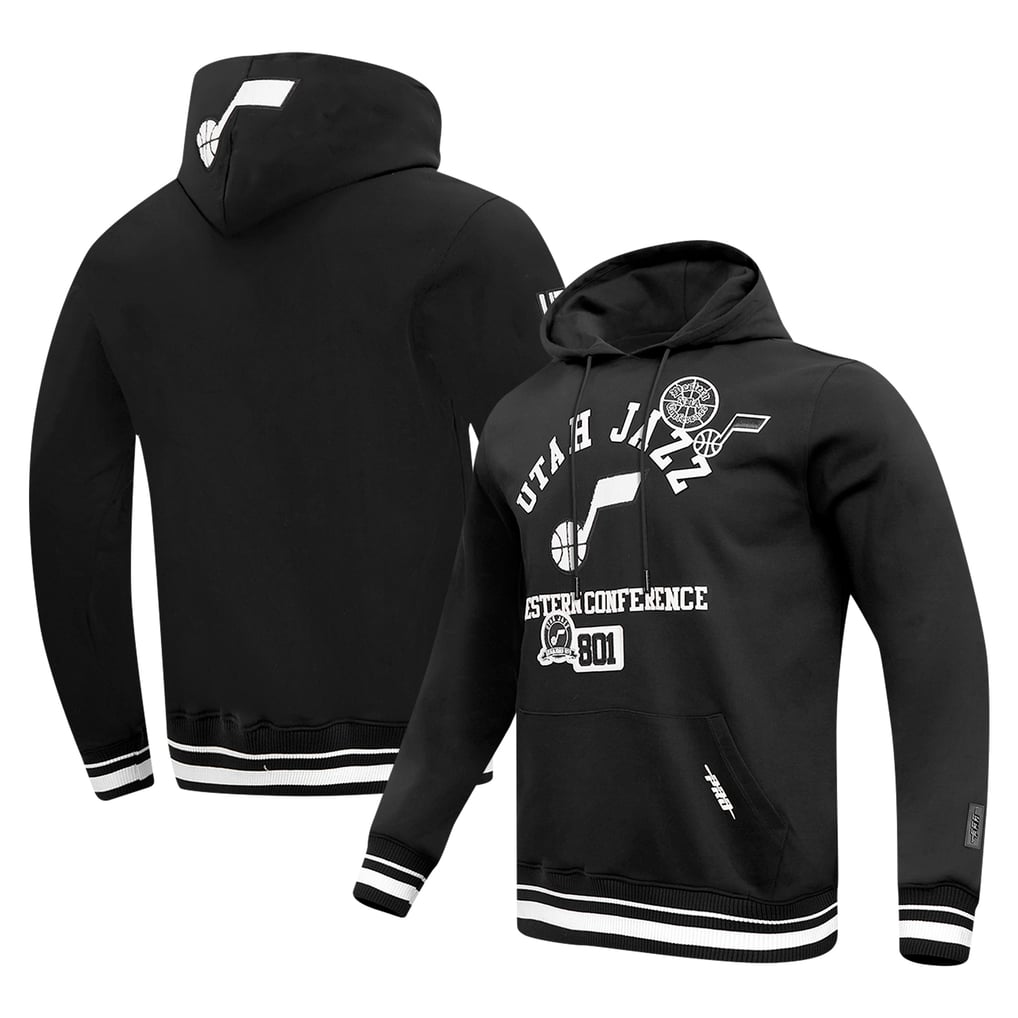 Utah Jazz Pro Standard Area Code Pullover Hoodie - Black