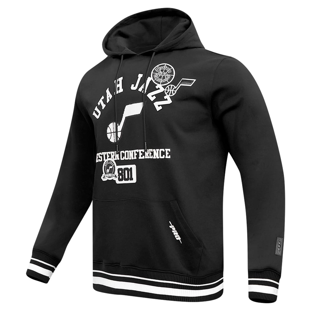 Utah Jazz Pro Standard Area Code Pullover Hoodie - Black