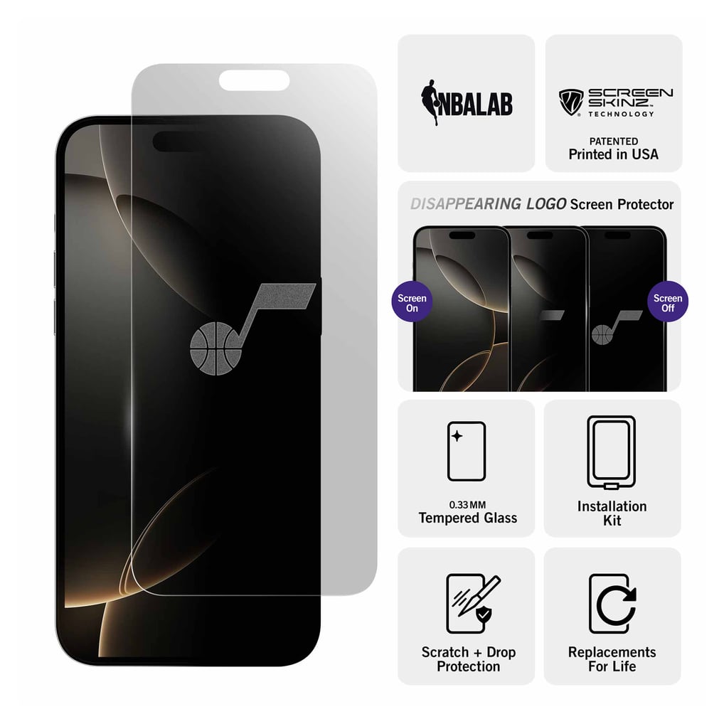Utah Jazz iPhone Clear Screen Protector
