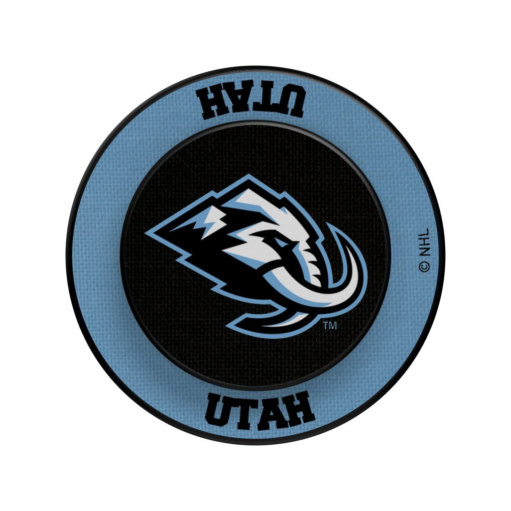 Utah Mammoth Keyscaper Personalized Endzone Solid PopSockets Magnetic Phone Grip & Stand