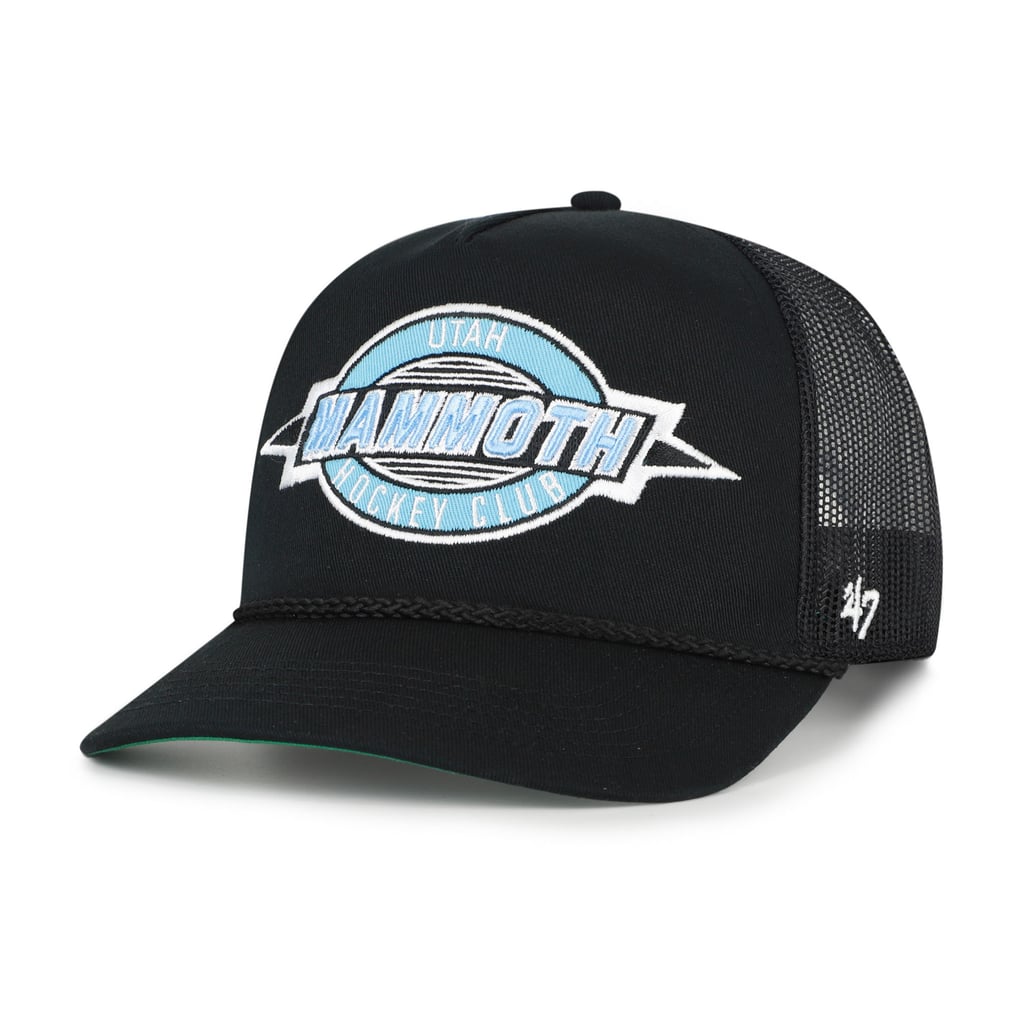  Utah Mammoth '47 Frame Out Mesh Rope Hitch Adjustable Hat - Black