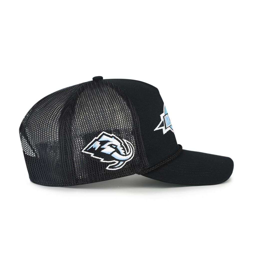  Utah Mammoth '47 Frame Out Mesh Rope Hitch Adjustable Hat - Black