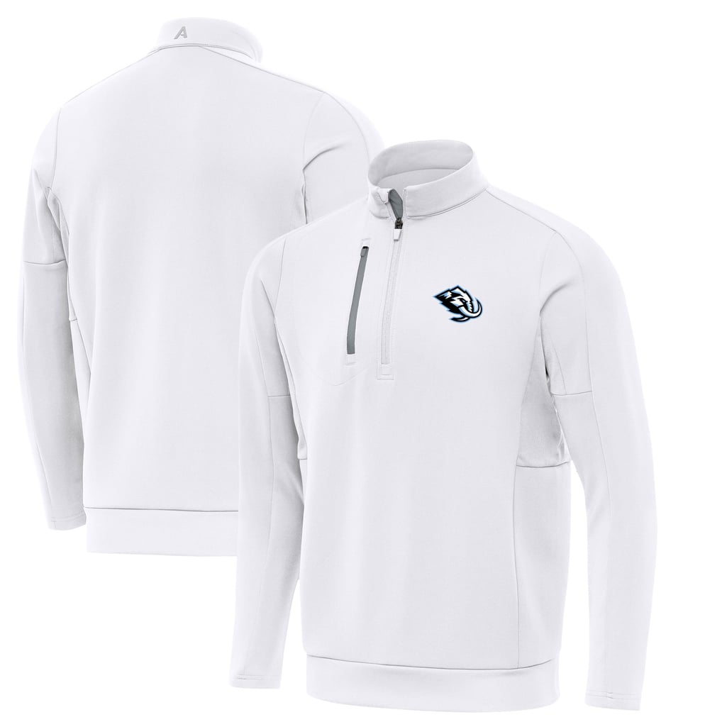 Utah Mammoth Antigua Generation Quarter-Zip Pullover - White