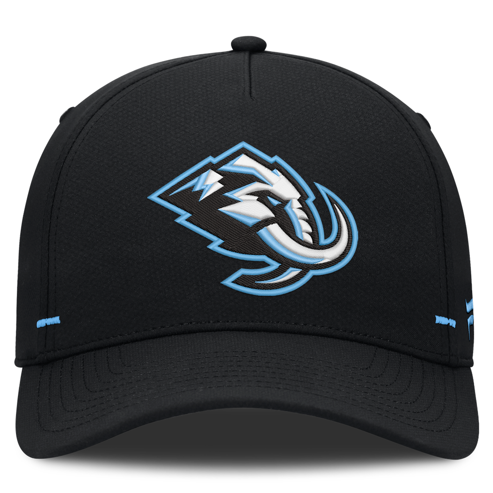 Utah Mammoth Fanatics Authentic Pro Rink Bar Tacks A-Frame Adjustable Hat - Black