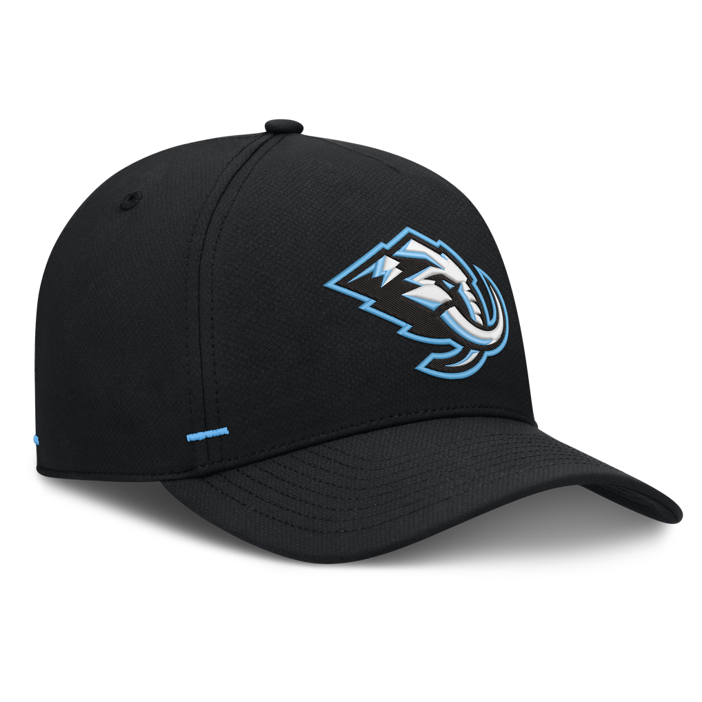 Utah Mammoth Fanatics Authentic Pro Rink Bar Tacks A-Frame Adjustable Hat - Black