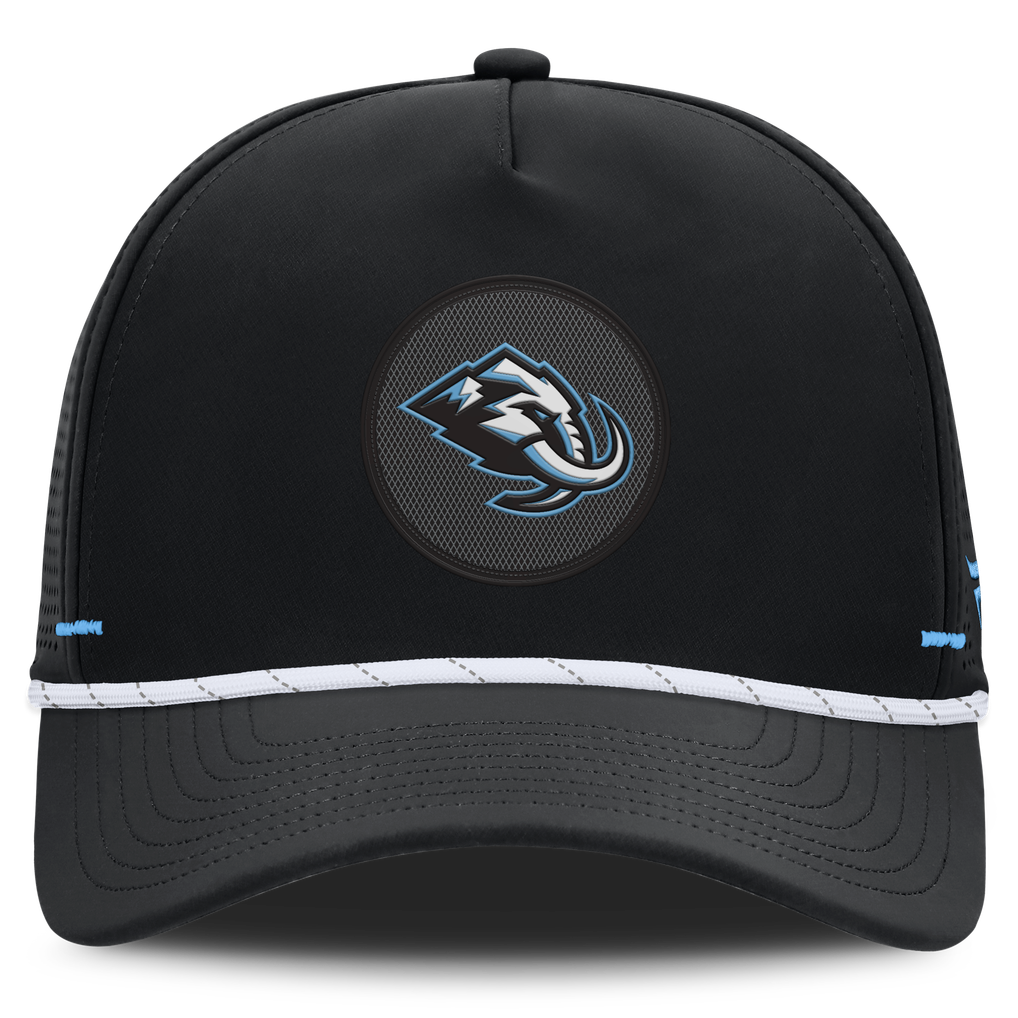 Utah Mammoth Fanatics Authentic Pro Rink Vented A-Frame Adjustable Hat - Black