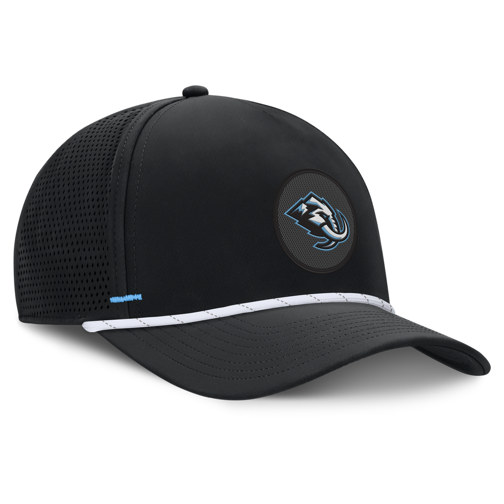 Utah Mammoth Fanatics Authentic Pro Rink Vented A-Frame Adjustable Hat - Black