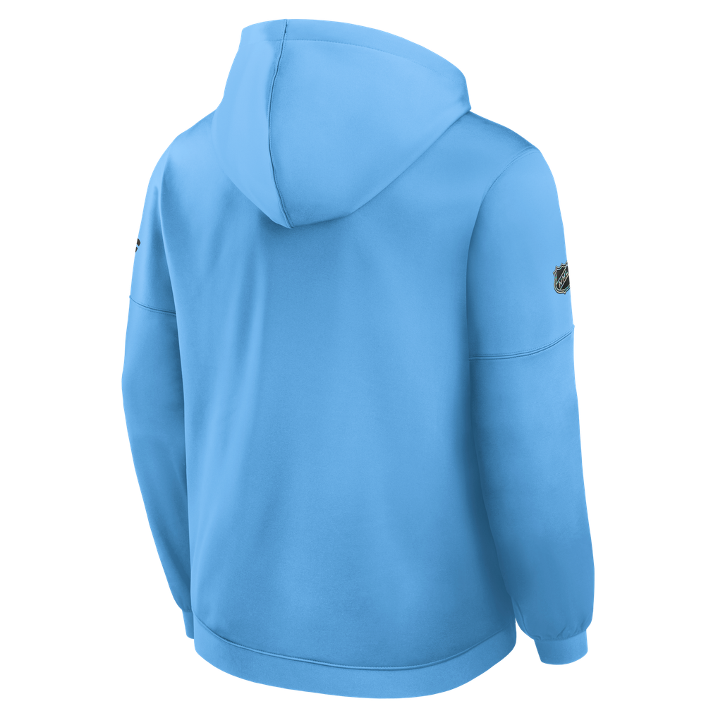 Utah Mammoth Fanatics Authentic Pro Rink Fleece Pullover Hoodie - Light Blue