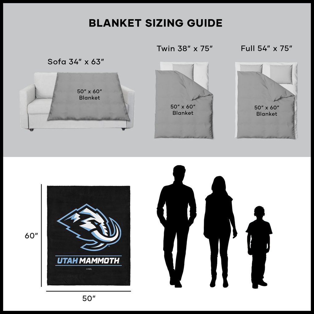 Utah Mammoth The Northwest Group 50" x 60" Silk Touch Throw Blanket