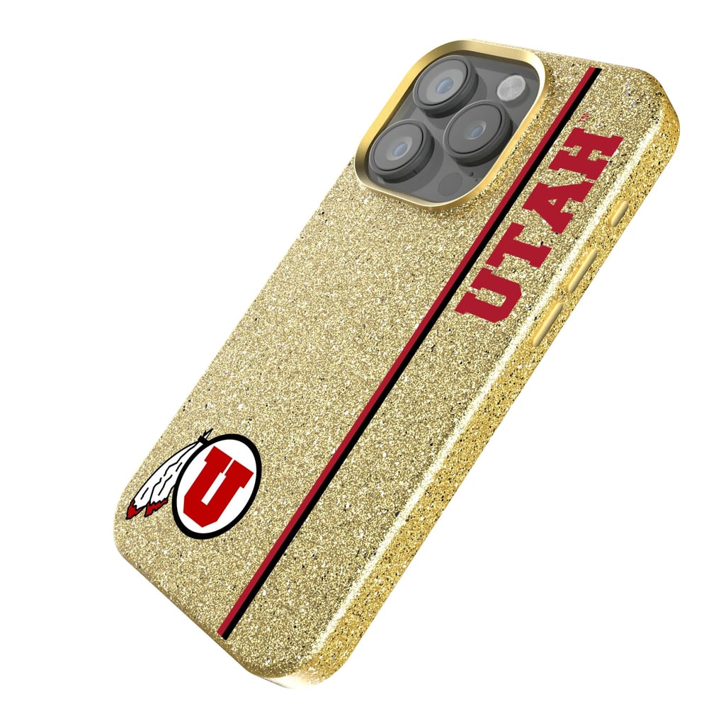 Utah Utes Keyscaper iPhone Bling Case - Gold