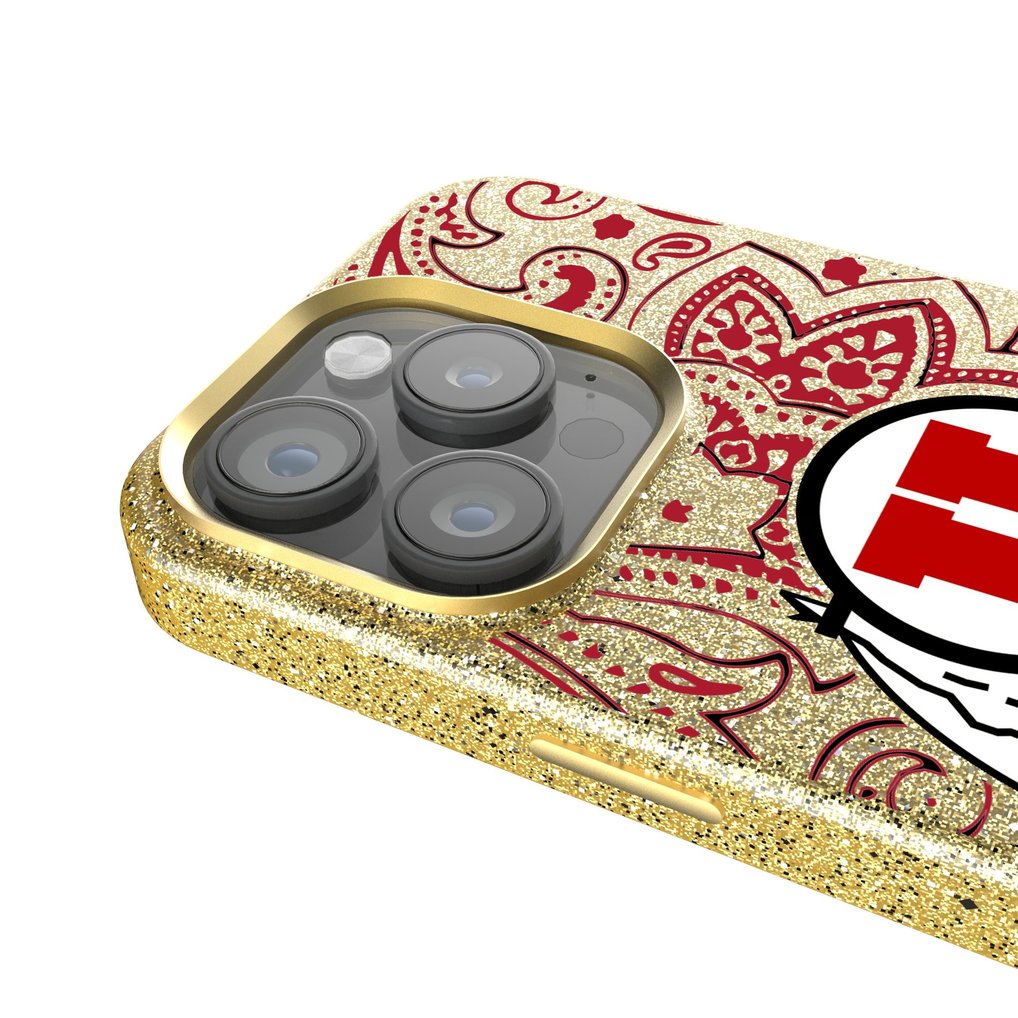 Utah Utes Keyscaper Paisley Bling iPhone Case