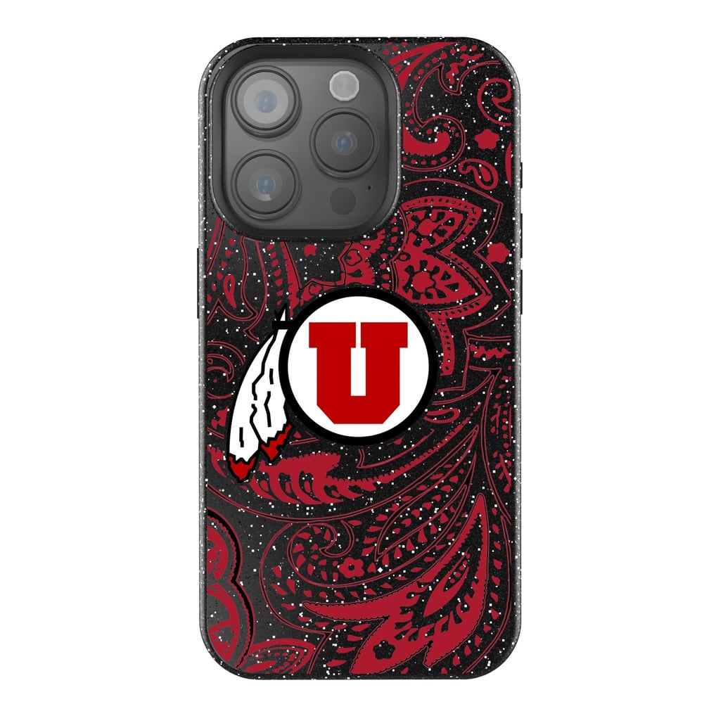 Utah Utes Keyscaper Paisley Bling iPhone Case