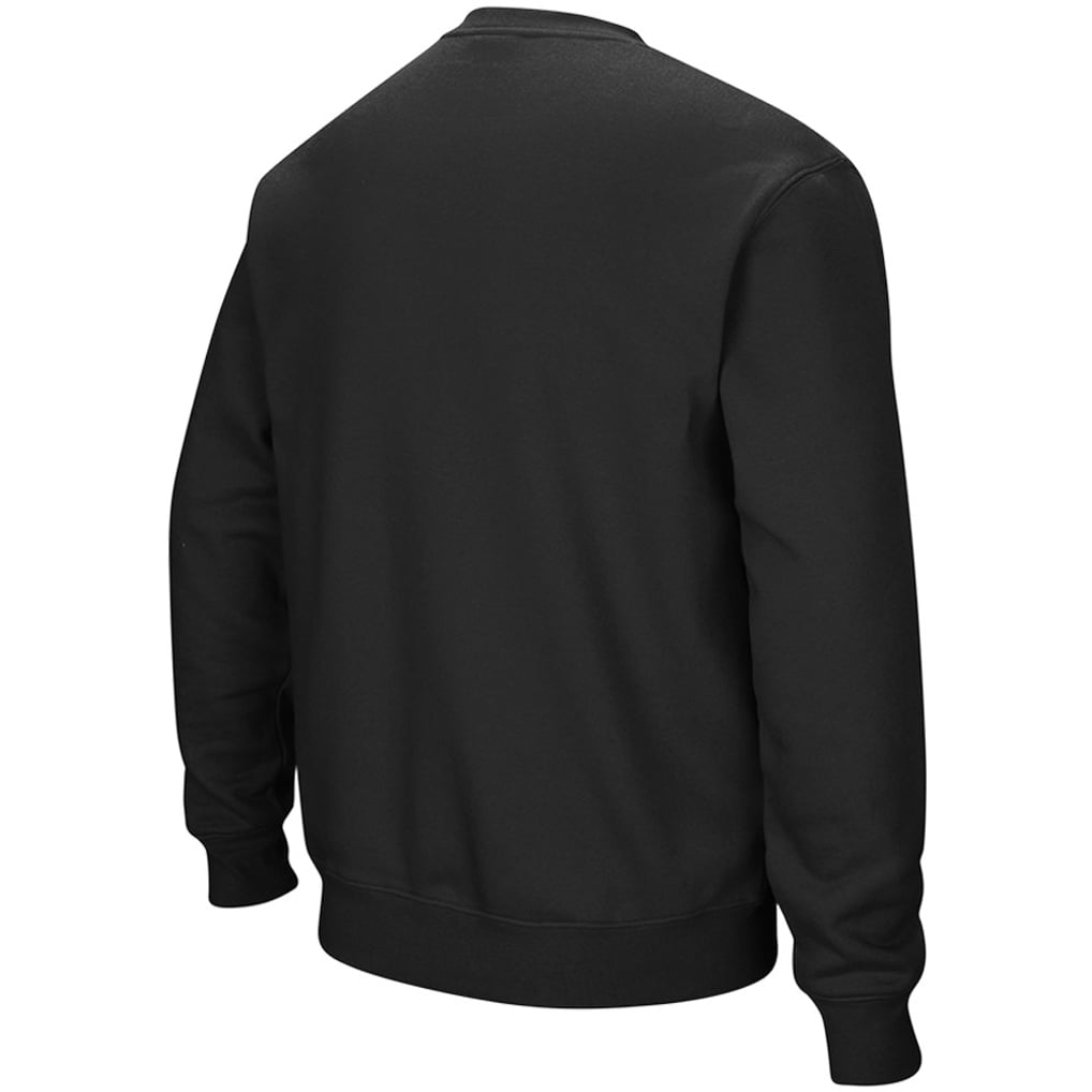 Utah Utes Colosseum Arch & Logo Tackle Twill Pullover Sweatshirt - Black