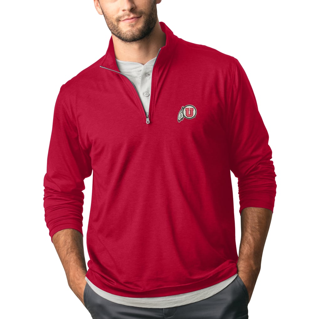 Utah Utes Zen Quarter-Zip Jacket - Red