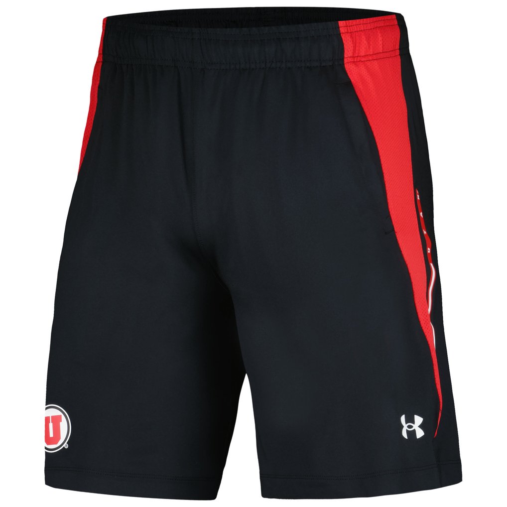 Utah Utes Under Armour Tech Vent Shorts - Black