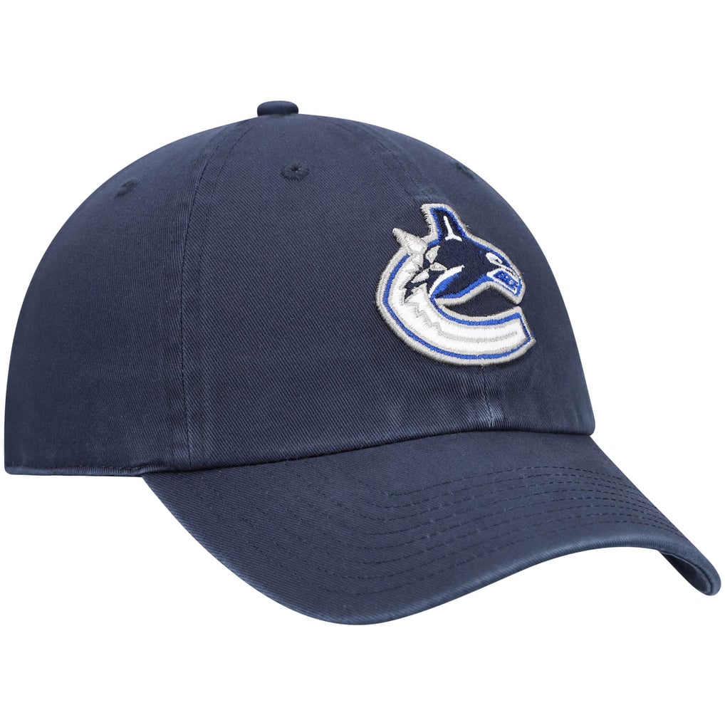 Vancouver Canucks '47 Team Clean Up Adjustable Hat - Navy