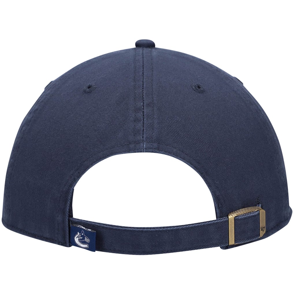 Vancouver Canucks '47 Team Clean Up Adjustable Hat - Navy