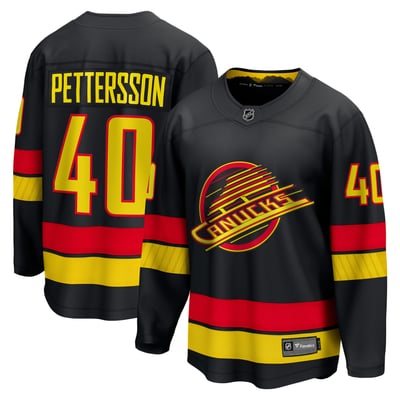Elias Pettersson Vancouver Canucks Fanatics  Breakaway Jersey - Black