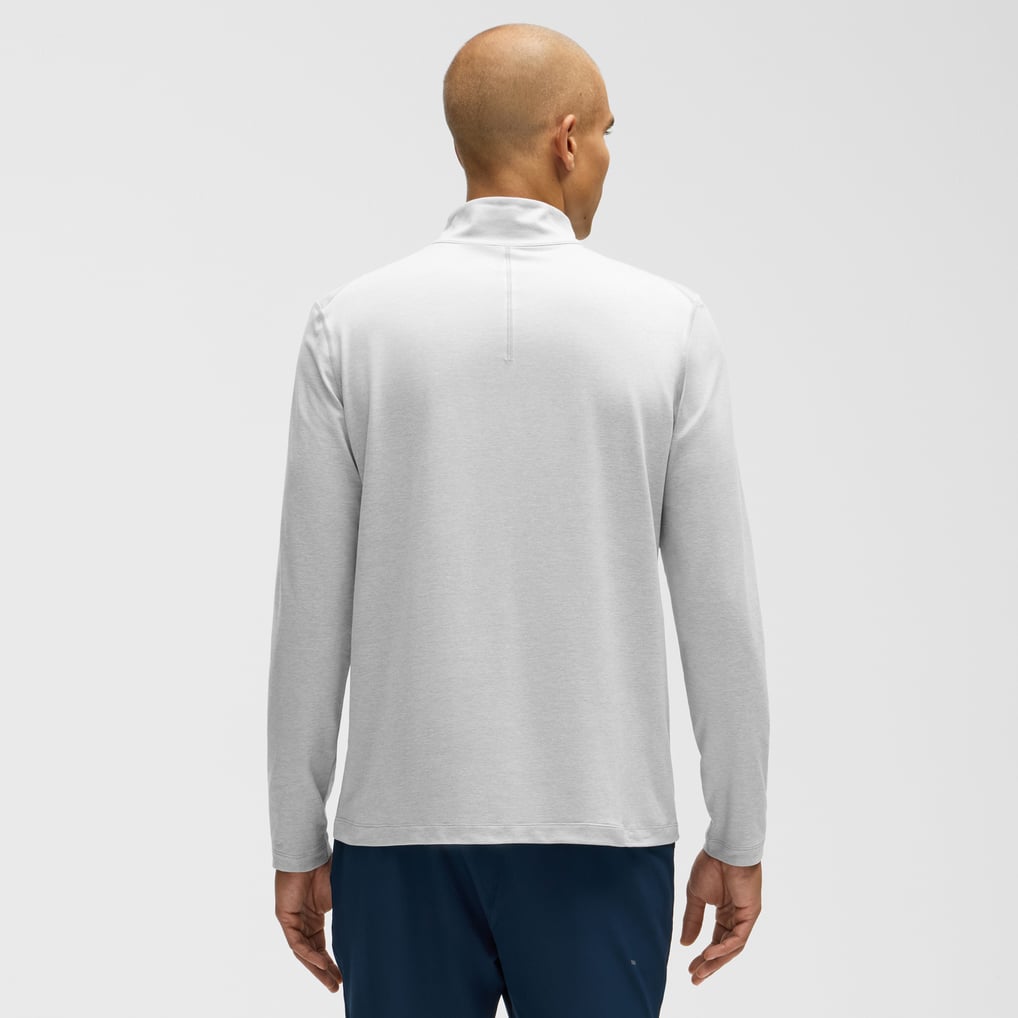Vancouver Canucks lululemon Soft Jersey Half-Zip Pullover - Heather Gray