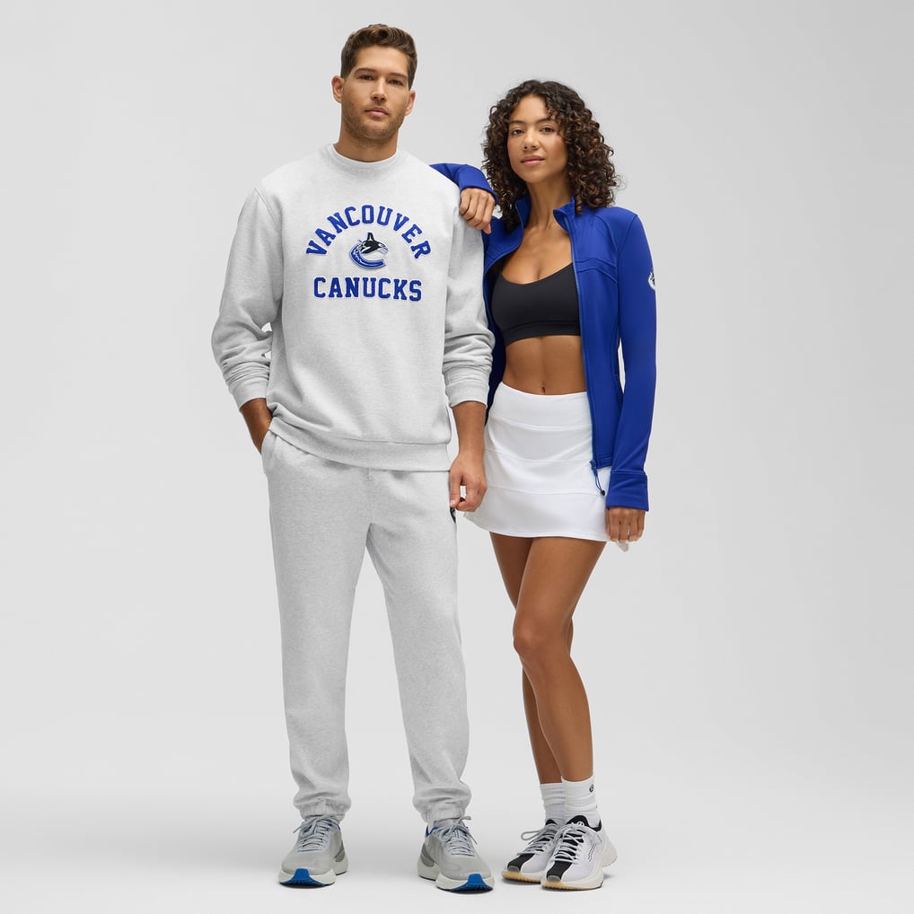  Vancouver Canucks lululemon Steady State Crew - Heathered Core Ultra Light Grey
