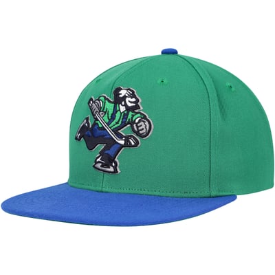Vancouver Canucks Mitchell & Ness Core Team Ground 2.0 Snapback Hat - Green