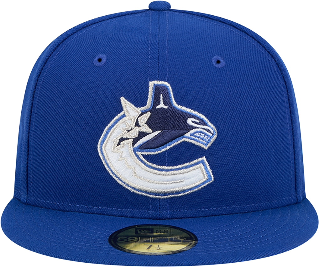  Vancouver Canucks New Era Core 59FIFTY Fitted Hat - Blue