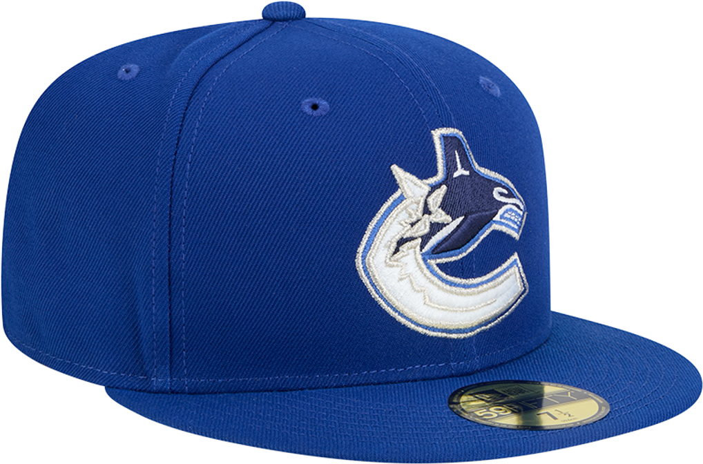  Vancouver Canucks New Era Core 59FIFTY Fitted Hat - Blue