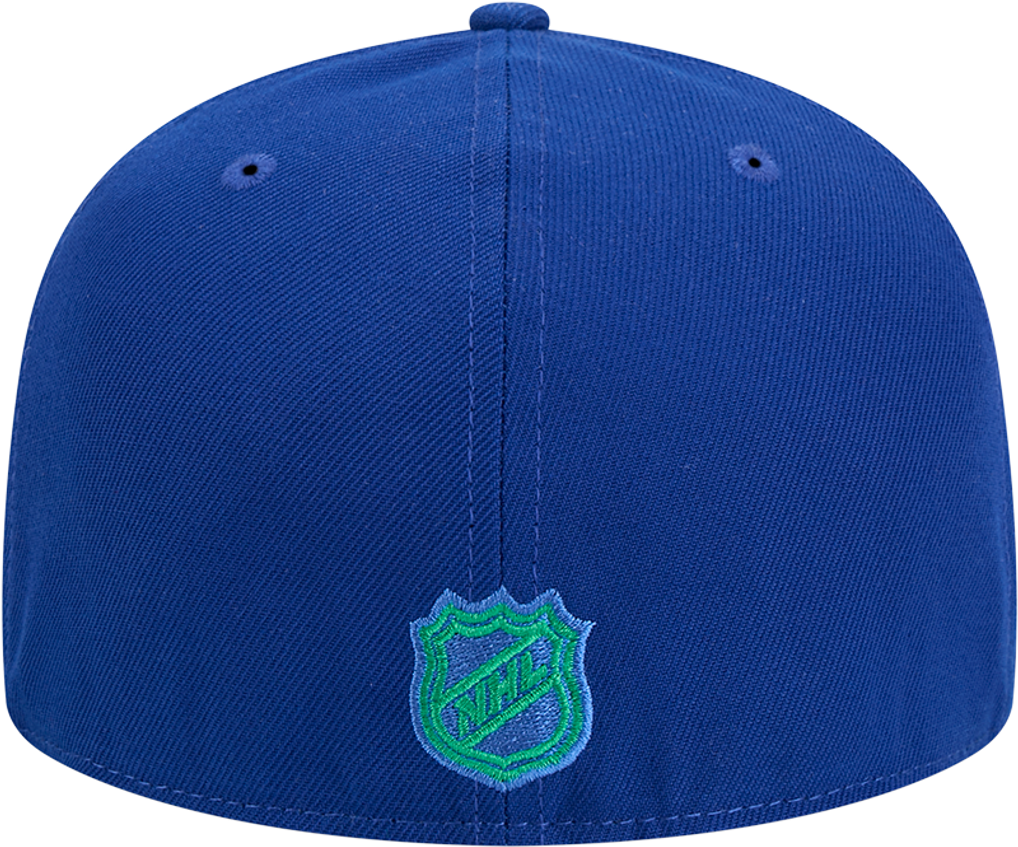  Vancouver Canucks New Era Core 59FIFTY Fitted Hat - Blue