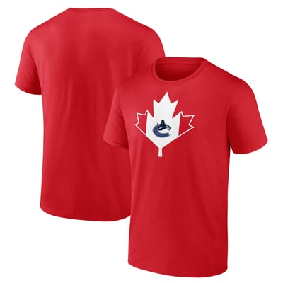  Vancouver Canucks Canada Day T-Shirt - Red