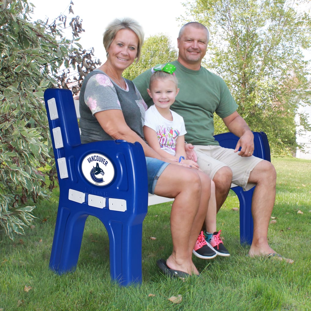 Vancouver Canucks Park Bench