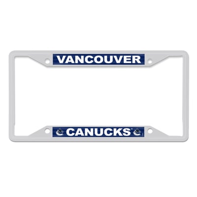 Vancouver Canucks WinCraft Chrome Color License Plate Frame