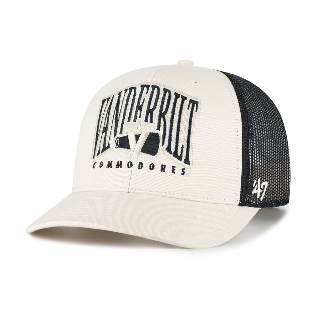  Vanderbilt Commodores '47 Drawbridge Trucker Adjustable Hat - Natural